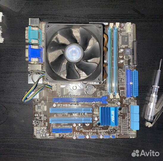 Материнская плата P7H55-M LE + Xeon 3400