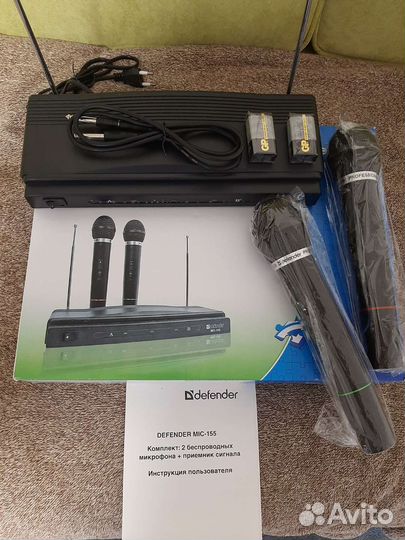 Набор беспроводных радио-микрофонов для караоке