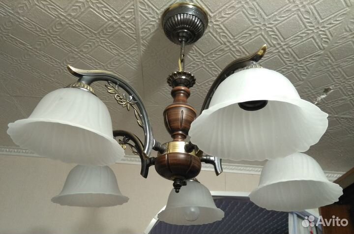 Люстра бронза (Италия)