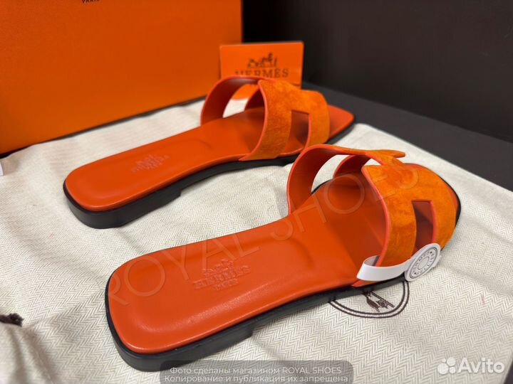 Шлепанцы женские Hermes Oran Slide