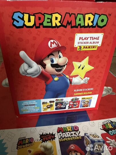Наклейки Panini Super Mario поштучно