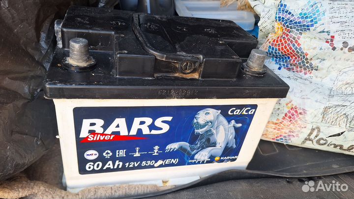 Аккумулятор (низкий на форд) Барс 60Ah