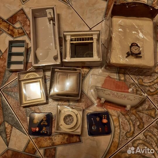 Кукольный домик с мебелью новый