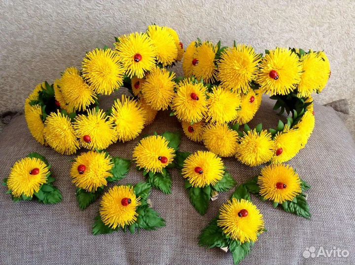 Ободки, заколки, резинки ручной работы из фома