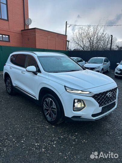 Hyundai Santa Fe 2.2 AT, 2019, 74 500 км