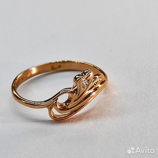 Кольцо золотое (арт 125679) Д15