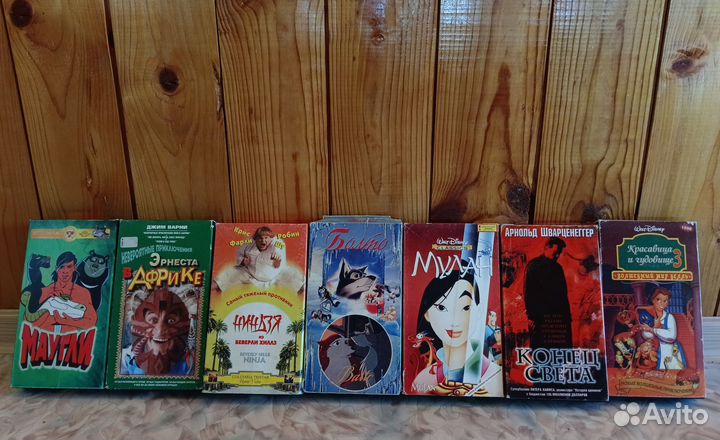 Кассеты VHS в отличном качестве (Более 70 штук)