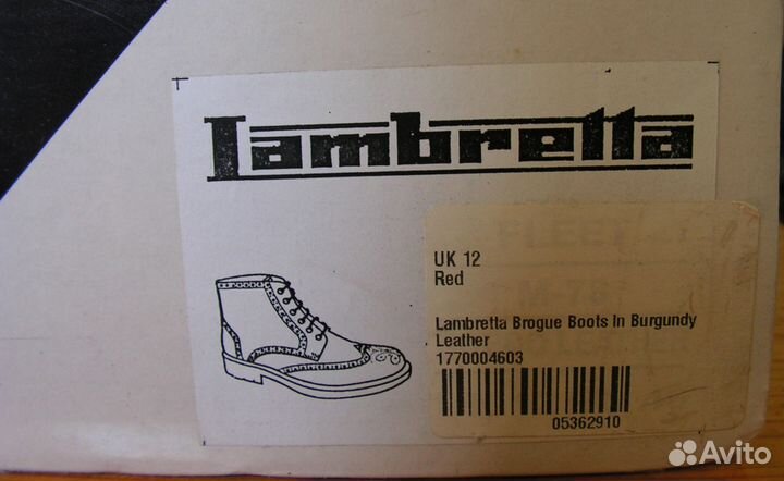 Ботинки новые Lambretta