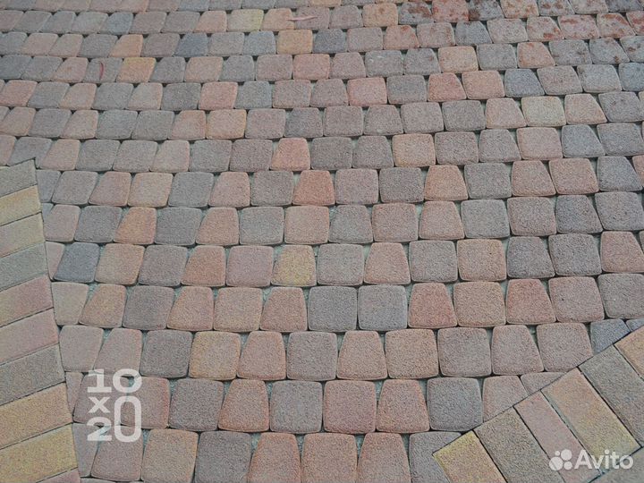 Тротуарная плитка, брусчатка, бордюры