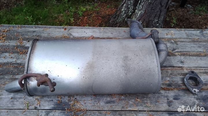 Глушитель на mitsubishi outlander 3