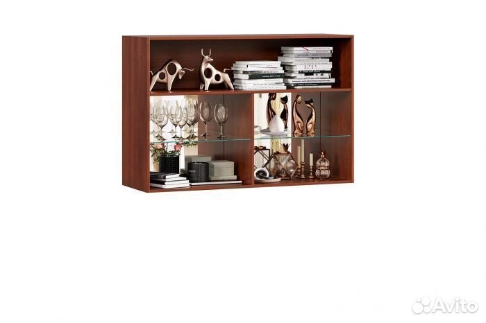 Шкаф навесной Александрия (Орех)