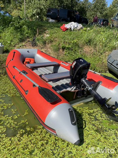 Лодка reef 335 нднд + мотор Тохатсу 5 сил (2такта)