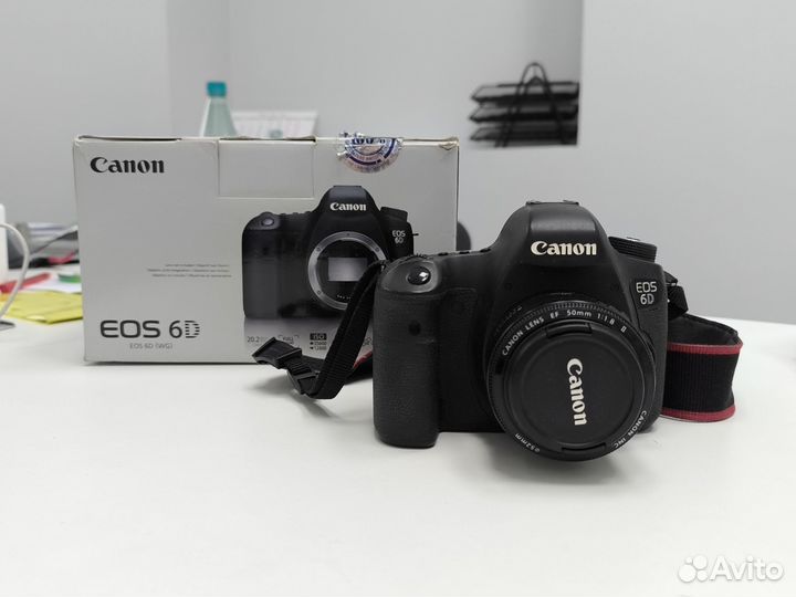 Зеркальный фотоаппарат canon eos 6d