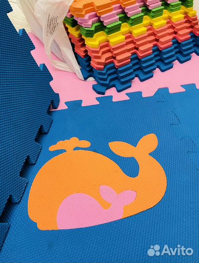 Детский модульный коврик пазл