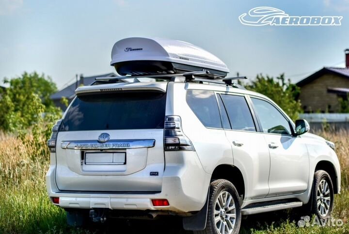 Автобокс на крышу 450 л. двусторонний усиленный