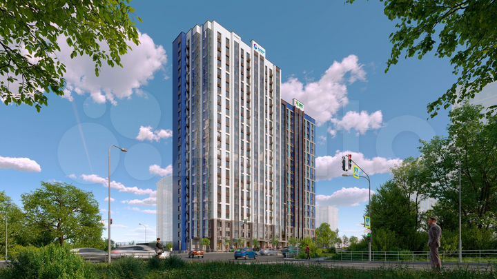 2-к. квартира, 44,5 м², 4/24 эт.