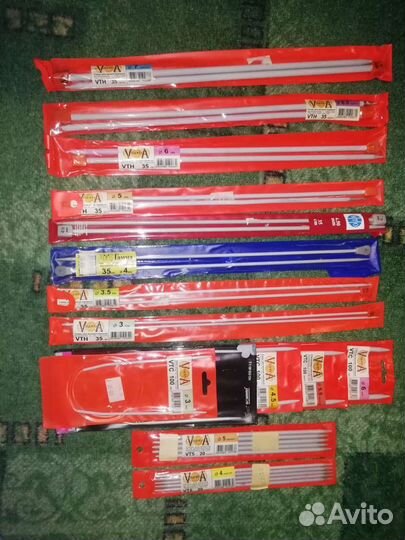 Спицы для вязания 15 шт