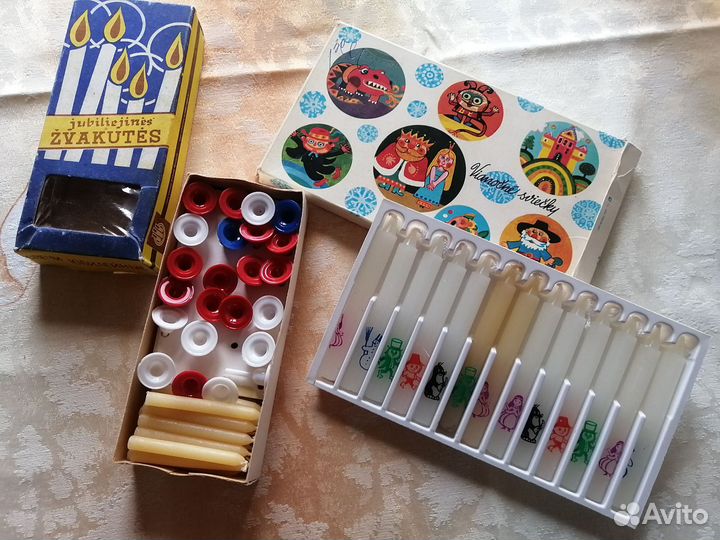 Свечи праздничные