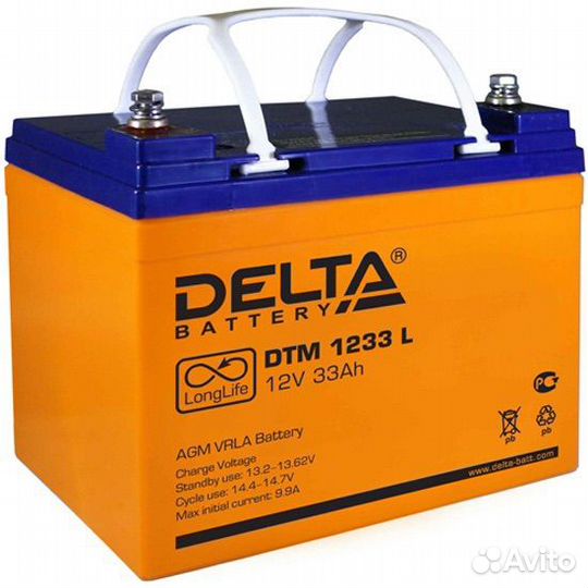 Ибп + аккумулятор DTM 1233L
