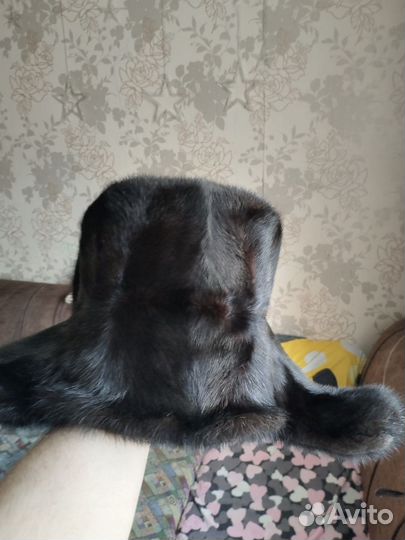 Шапка ушанка мужская норка