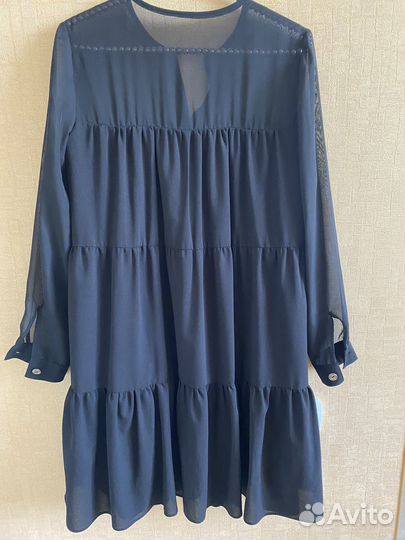 Шифоновое платье 42 44