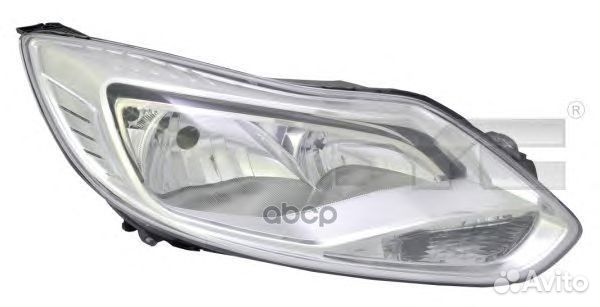 Фара ford focus III 11-15 RH галоген, c коррект