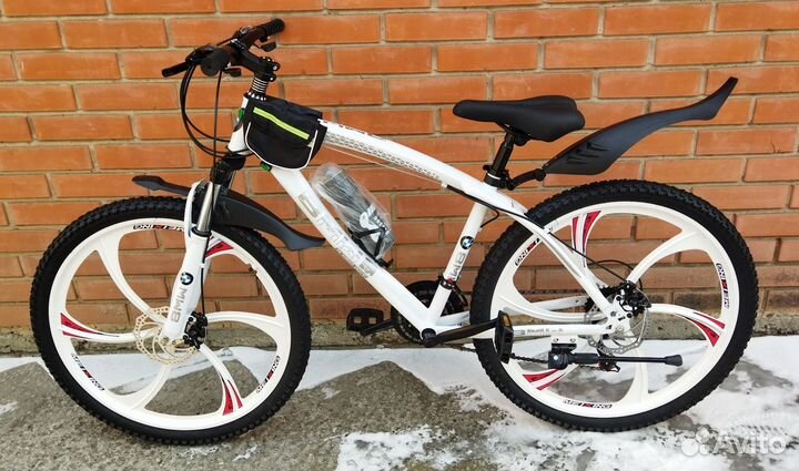 Велосипеды новые Гидравлика /BMW красный белый