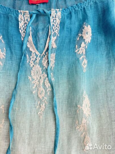 Богемная блуза из Франции Vanita Rosa М