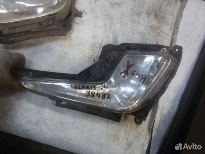 Противотуманка Hyundai Solaris Солярис