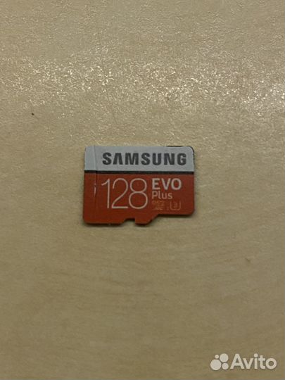 Карта памяти MicroSD Samsung EVO plus 128 GB