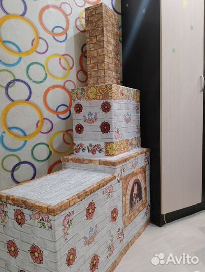 Декоративная печь на праздник