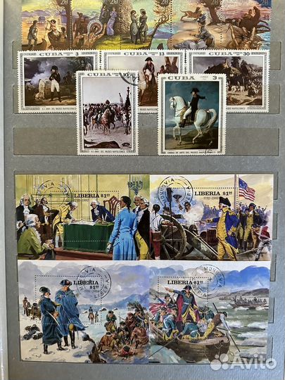 Почтовые марки мира. Подборка искусство