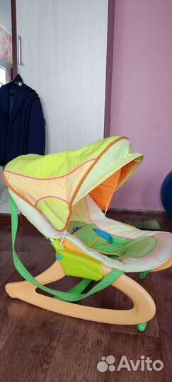 Шезлонг детский baby park