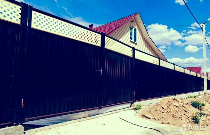 Забор из профлиста