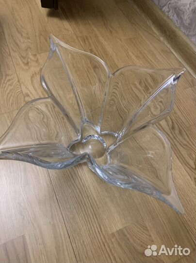 Ваза для фруктов хрустальная Bohemia