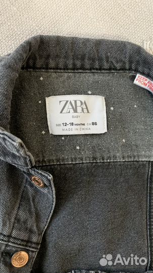 Джинсовка детская zara
