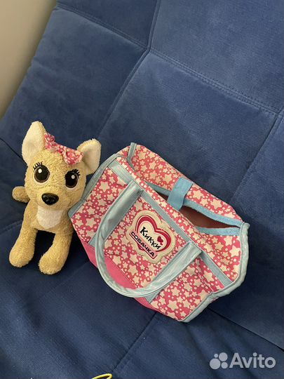 Собачка в сумке игрушечная