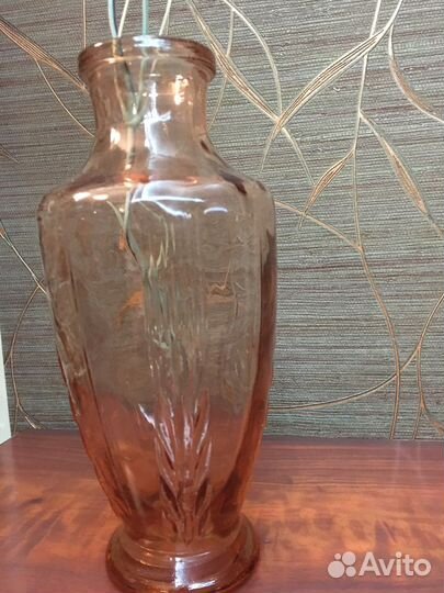 Ваза цветное стекло СССР