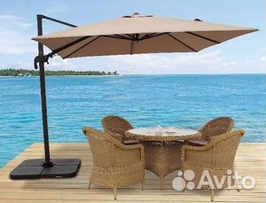 Зонт от солнце для кафе, пляжа и бассейна