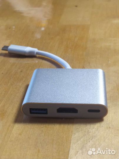 Адаптер Tupe-c /hdmi с телефона на тв