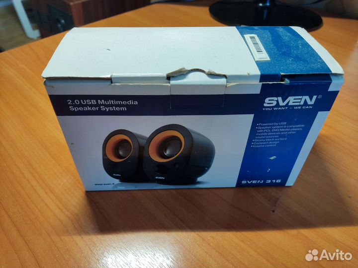 Колонки 2.0 Sven 316 USB