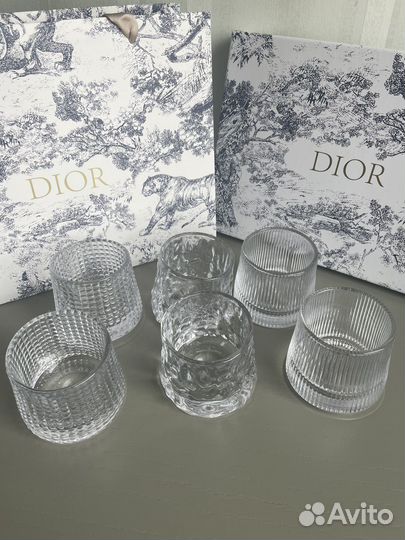 Dior набор стаканов роксы