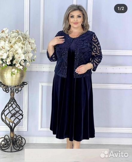 Платье двойка 58р до 68р