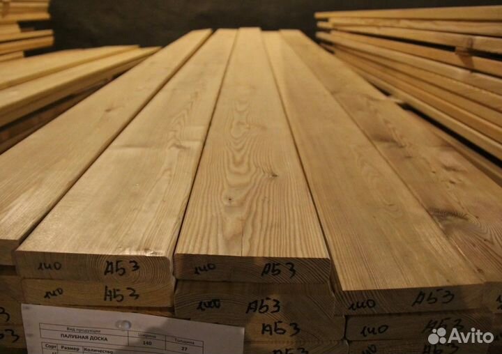 Палубная доска лиственница