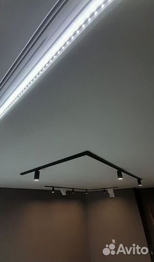 Установка доп освещения на натяжной потолок