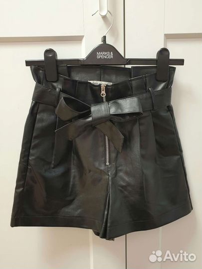 Шорты кожаные женские Gloria Jeans