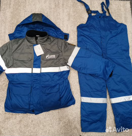 Спецодежда Газпром 52-54/170-176 зимняя рабочая
