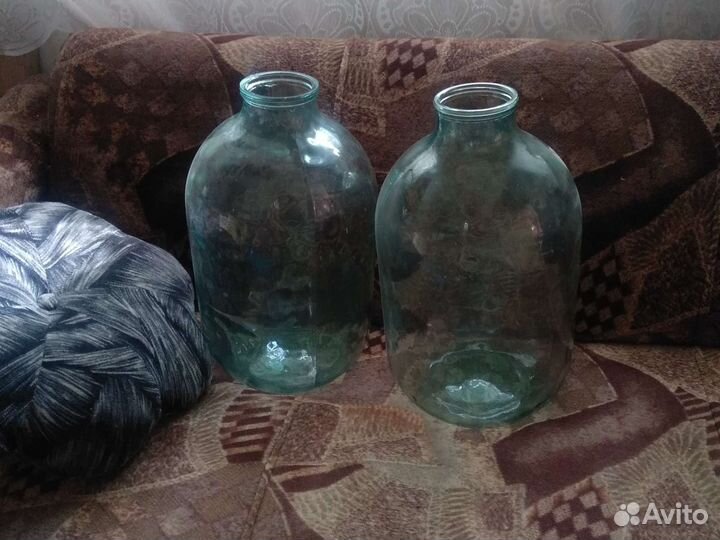 Бутыль стеклянный для вина, 10л, СССР