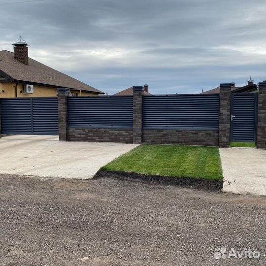 Монтаж заборов под ключ