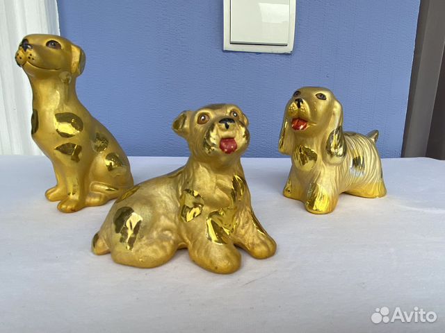 Собаки фигурки семья 3 шт